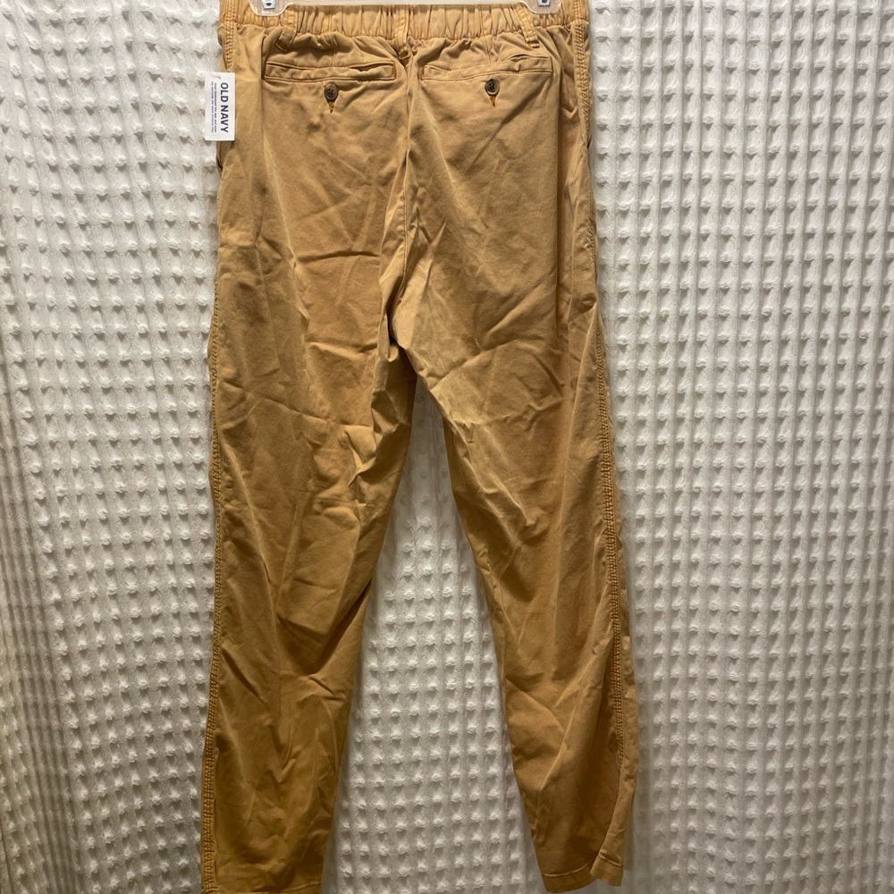 NWT Old Navy Mustard Yellow Chino Pants - Picture 3 of 6